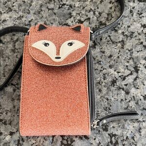 Fox Glitter Crossbody Bag 🦊